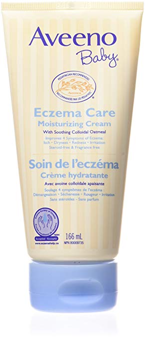 Aveeno Patented Triple Oat formula Eczema Care Cream, 166 ml