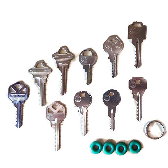 MSPowerstrange Professional 10 Key Depth Key Set with Bump Rings