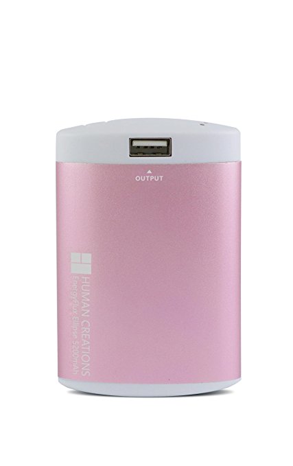 EnergyFlux Ellipse 5200mAh Rechargeable Wrap-around Hand Warmer / USB External Battery Pack