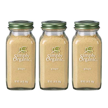 Simply Organic Ground Ginger | Certified Organic | 1.64 oz. (3 Pack)
