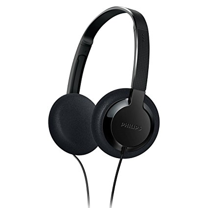 Philips SHK1000BK/28 Kids-On Ear Headphone, Black