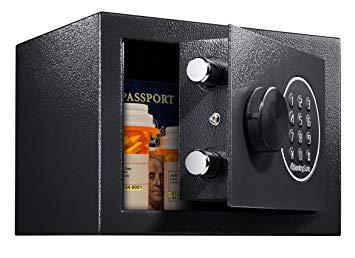 SentrySafe Security Safe Extra Small Digital Lock Safe, 0.1 Cubic Feet, Black