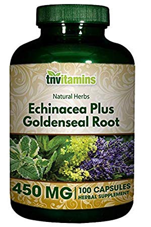 Echinacea Plus Goldenseal Root - 100 Capsules