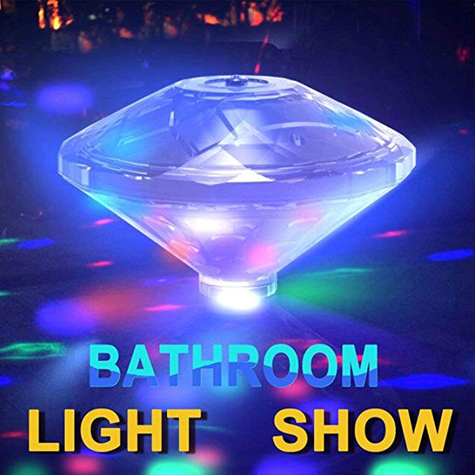 Underwater Bath Light, Floating LED Light, Multiple Color, Underwater Night Light Show for Party, Suitable for Swimming Pool, Bathroom, Spa Hot Tub, Baby Bath