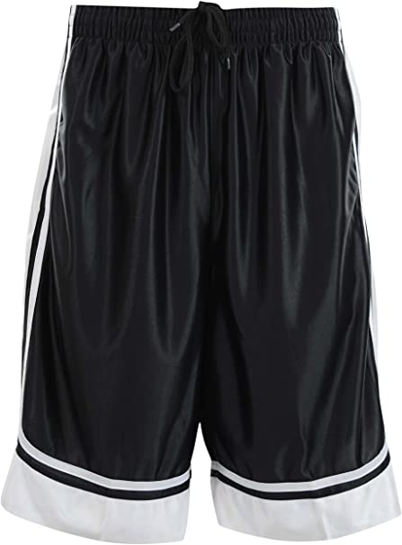 ChoiceApparel Mens Two Tone Training/Basketball Shorts with Pockets (S up to 4XL)