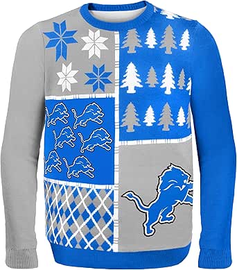 FOCO Men's NFL Busy Block Ugly Sweater