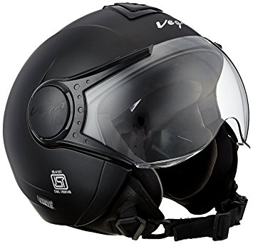 Vega Verve Open Face Helmet (Women's, Dull Black, M)