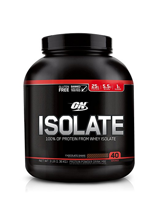 Optimum Nutrition on Isolate, Chocolate Shake, 3.00 Pound