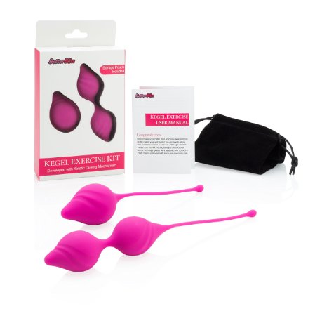 Better Bliss Kegel Exercise Kit for Women - Medical Silicone Pelvic Floor Weight Set- Bladder Control Devices -Silicone Kegel Weights