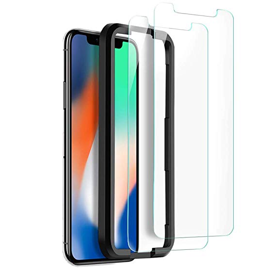 DN-Alive iPhone XR Tempered Glass Screen Protector High Quality [6.1] [2pack] [Case Friendly], Shatterproof / 3D Touch Compatible / 0.3mm Thickness/Plus 9H Hardness Rating