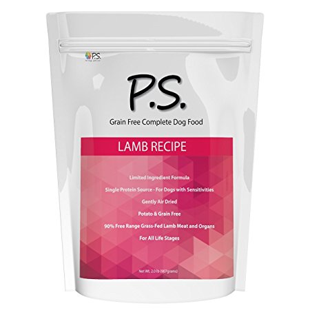 PS For Dogs 100% Hypoallergenic Dog Food - No More Paw Licking & Skin Scratching – Solves Allergies Naturally - No More Harmful Shots, Pills & Expensive Prescription Food, 5 lb