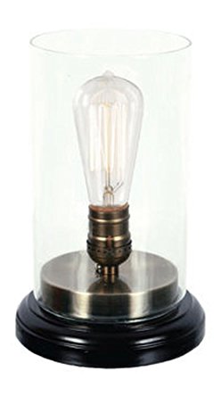 Vintage Edison Style Lightbulb Table Lamp by DEI