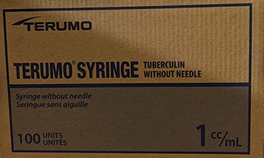 Terumo Syringe 1cc/ 1ml with Luer Tip (100/box)