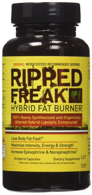 PHARMAFREAK RIPPED FREAK - 10CT - USA - Hybrid Fat Burner - TRAIL SIZE - | BURN FAT AND LOSE WEIGHT FAST!! TOP RATED!!