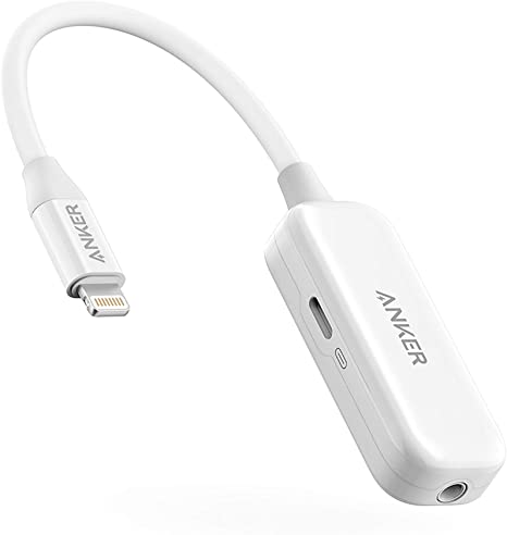 Anker Lightning to 3.5mm Headphone Jack Adapter, [MFi Certified] 2-in-1 Audio & Lightning Charging Adapter for iPhone 12/12 Mini/12 Pro/12 Pro Max/11/XR/XS/X/8