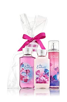 BATH AND BODY WORKS,'BE ENCHANTED..'GIFT SET,8FL OZ,body lotion,shower gel,fragrance mist