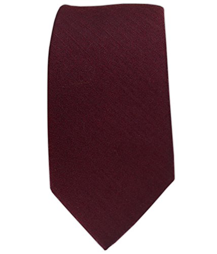 Astute Solid Wool Blend Skinny Tie