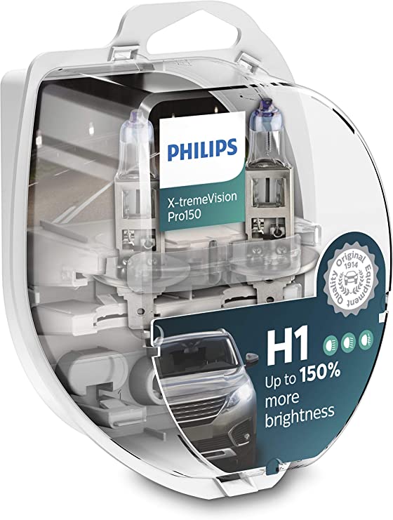 Philips X-tremeVision Pro150 H1 car headlight bulb +150%, set of 2