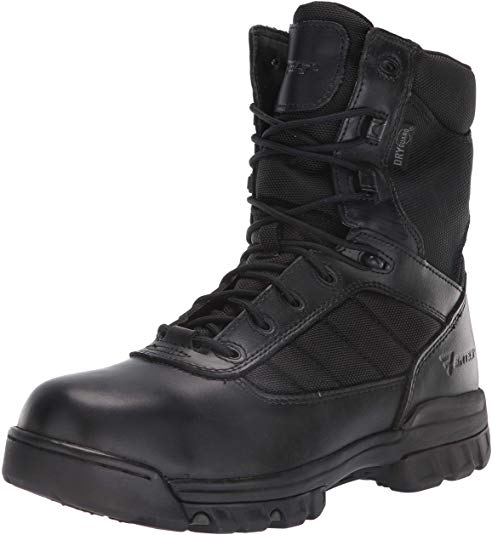 Bates Men's 8" Tactical Sport Dryguard Side Zip Industrial Shoe