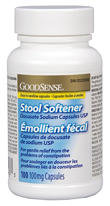 GoodSense Stool Softener Softgel Capsules,100mg, 100-Count