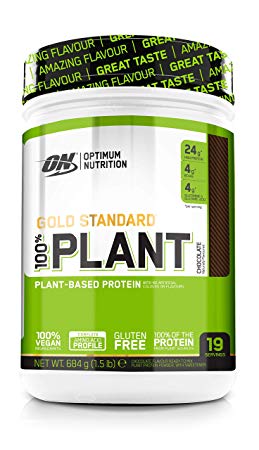 Optimum Nutrition Gold Standard 100% Plant - Chocolate Flavour 684g 19 Servings - ON Vegan Protein Powder with Pea & Rice Protein No SOYA