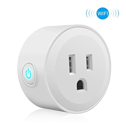 Ardwolf Mini Smart Plug, No Hub Required, Wi-Fi, Works with Alexa and Google Home, Remote Control Your Devices