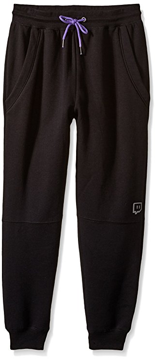 Twitch Glitch Jogger,(Large),Black