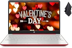 HP 2021 Newest Pavilion 15.6" HD Laptop, Intel Quad-core Pentium Processor, 32GB RAM, 1TB SSD, Intel UHD Graphics, HD Webcam, Bluetooth, HDMI, USB Type-C, Scarlet Red, Windows 10 (Renewed)