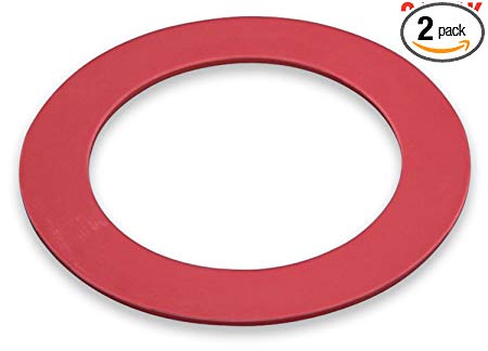 Flush Valve Rubber Seal Gasket Replacement for Mansfield 210 & 211, 2 Pack (Mansfield Flush Valve Seal)