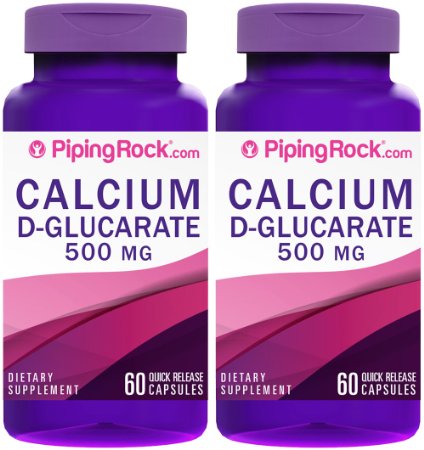 Calcium D-Glucarate 500 mg 120 Capsules
