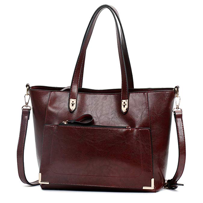 SIFINI Women Fashion Top Handle Satchel Handbags Shoulder Bag Tote Purse Crossbody Bags