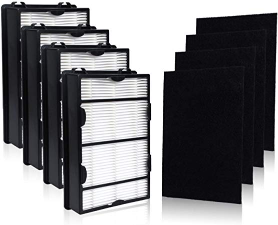 HAPF600D Filter for Holmes True HEPA Filter B Replace HAPF600 HAP615 HAP625 HAP650 HAP675RC HAP725 HAP750 HAP1625 HAP1650 HAP1725 HAP1750 Filters(4 Packs)