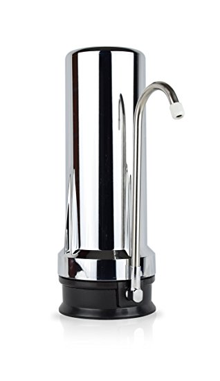 Countertop Drinking Water Filter - Alkaline (Chrome)