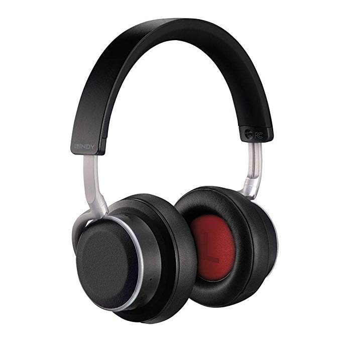 Lindy BNX-100 Bluetooth Wireless Active Noise Cancelling Headphones with aptX