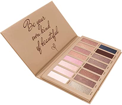 Best Pro Eyeshadow Palette Makeup - Matte   Shimmer 16 Colors - Highly Pigmented - Professional Nudes Warm Natural Bronze Neutral Smoky Cosmetic Eye Shadows - Lamora Exposed