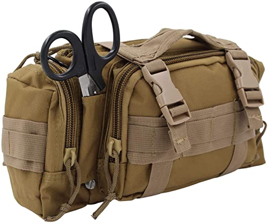 Luminary OFAK Operator-Fast-Access-Kit Stocked First Aid Kit Grab & Go Bag for Home Range Vehicle Tactical Vest or Duty Belt