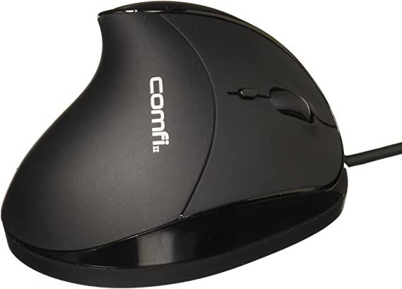 ACP EM011-BK USB Black Comfi Ergonomic Mouse By Ergoguys