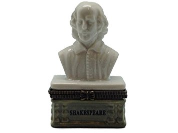 William Shakespeare Sculpture Bust Jewelry Box