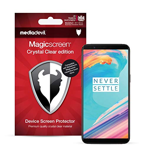 MediaDevil OnePlus 5T Screen Protector - Crystal Clear Edition [2-Pack]