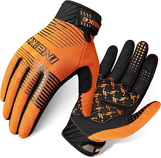 INBIKE Mens Mountain Bike Gloves Breathable Stretchy Touch Screen Wear-Resistant Outdoor Sports for Cycling Biking Bicycle