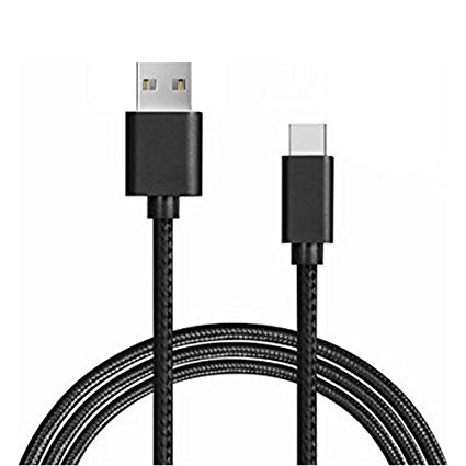 LeEco Le Pro 3 Quick Charger Cable, Dretal@ USB Type-C USB 2.0 A Male Data Charging Cable 3.3FT(1m) for LeEco Le S3 / Motorola Moto Z Play (Black)