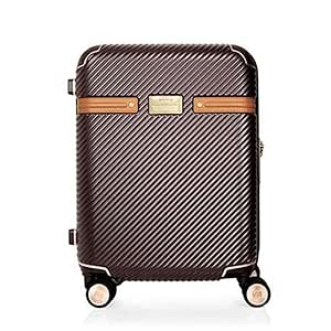 SAMSONITE Trolley Bag Suitcase for Travel | SBL Richmondii Spinner 55 Cms Polycarbonate Hardside Cabin 8 Wheels Luggage Trolley Bag, Brown