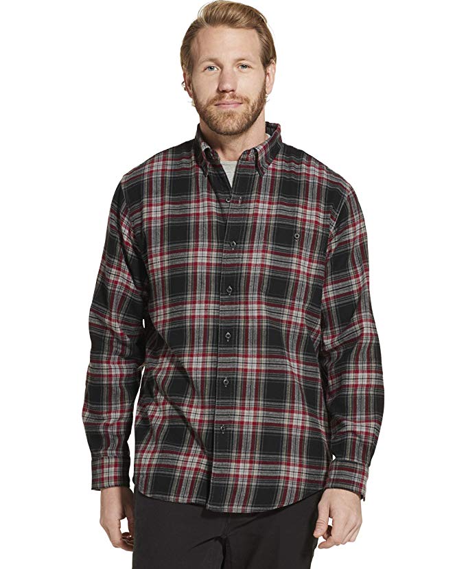 Dam Good Supply Co Performance Workwear Men's Long Sleeve Flannel Shirt (Regular Sizes)