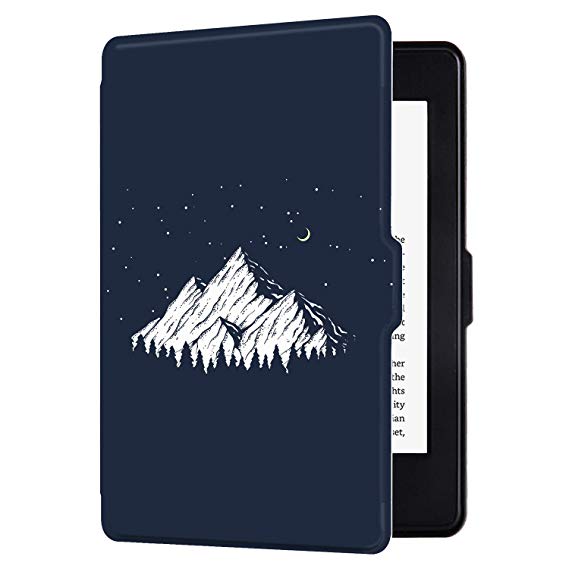 Huasiru Painting Case for Kindle Paperwhite, Mountain - fits All Paperwhite Gens Prior to 2018 (Will not fit All-New Paperwhite 10th Gen)