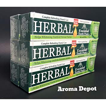 HERBAL ESSENTIAL TOOTHPASTE NEW 5 IN 1 FORMULA 6 PACK ORAL CARE DENTAL