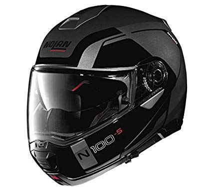 Nolan N100-5 Motorcycle Helmet Consistency Flat Grey Large
