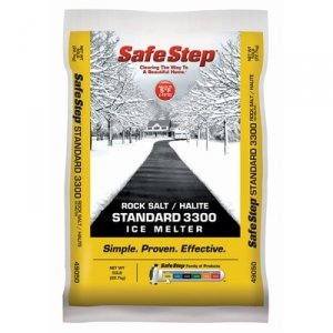 Safe Step Rock Salt/Halite Standard 3300 Ice Melter - 50 lbs.