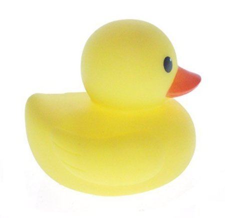 MYLIFEUNIT 4 inch Yellow Rubber Bath Ducks for Child