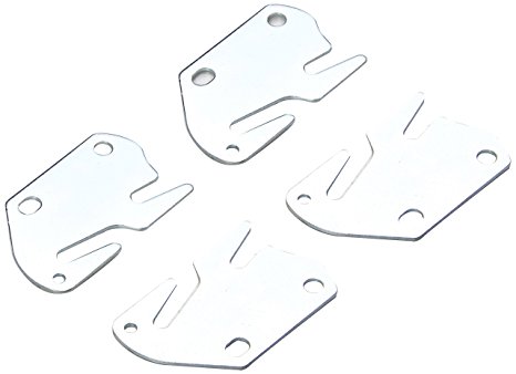 Bed Claw #10 Hook Plates for Wooden Beds, Set of 4