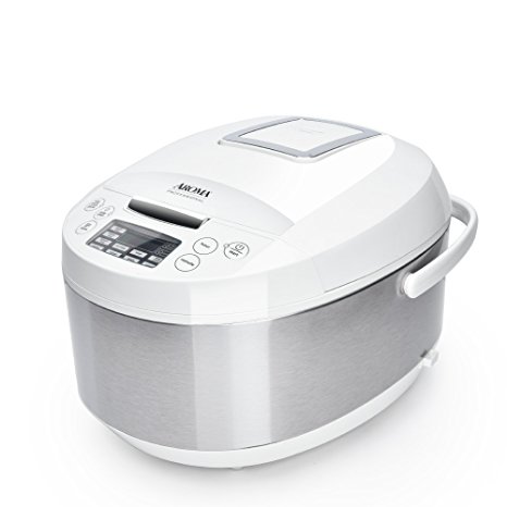 Aroma Housewares ARC-6206C Ceramic Rice Cooker/Multicooker, White